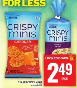 Food Basics QUAKER CRISPY MINIS offer