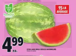 Metro EXTRA LARGE WHOLE SEEDLESS WATERMELONS offer