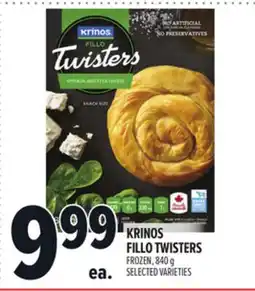 Metro KRINOS FILLO TWISTERS offer