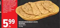 Metro BREADED CHICKEN BREAST CUTLETS VALUE PACK offer