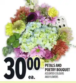Metro PETALS AND POETRY BOUQUET offer