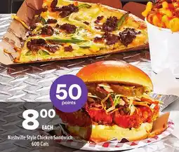 Metro NASHVILLE STYLE CHICKEN SANDWICH 600 CALS offer