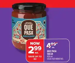 Metro QUE PASA SALSA offer