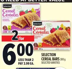 Metro SELECTION CEREAL BARS offer