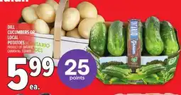 Metro DILL CUCUMBERS OR LOCAL POTATOES offer