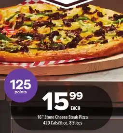 Metro 16 STONE CHEESE STEAK PIZZA offer