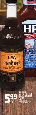 Metro HP SAUCE OR LEA & PERRINS WORCESTERSHIRE SAUCE offer