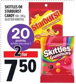 Metro SKITTLES OR STARBURST CANDY offer