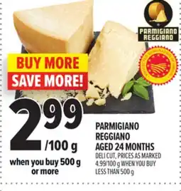 Metro PARMIGIANO REGGIANO AGED 24 MONTHS offer