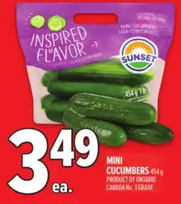 Metro SUNSET MINI CUCUMBERS offer
