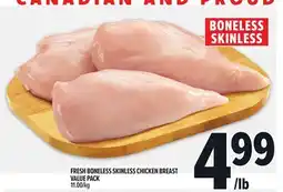 Metro BONELESS SKINLESS FRESH BONELESS SKINLESS CHICKEN BREAST VALUE PACK offer