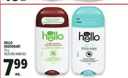 Metro HELLO DEODORANT offer