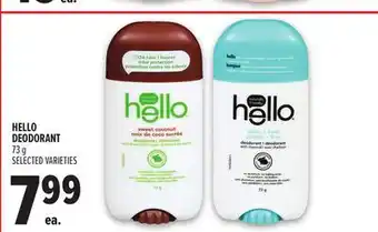 Metro HELLO DEODORANT offer