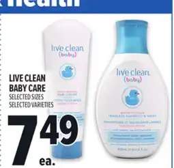 Metro LIVE CLEAN BABY CARE offer