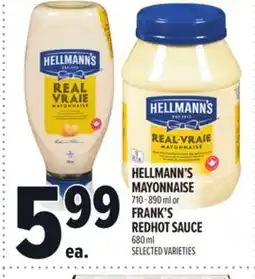 Metro HELLMANN'S MAYONNAISE offer