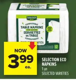 Metro SELECTION ECO NAPKINS offer