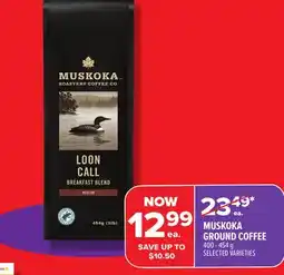 Metro MUSKOKA GROUND COFFEE offer