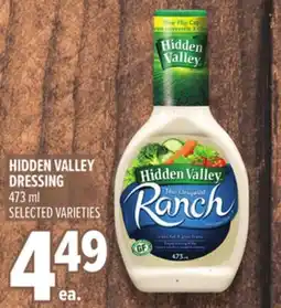 Metro HIDDEN VALLEY DRESSING offer