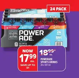 Metro POWERADE SPORTS DRINKS offer