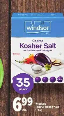 Metro WINDSOR COARSE KOSHER SALT offer