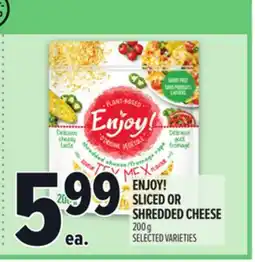 Metro ENJOY! SLICED OR SHREDDED CHEESE offer