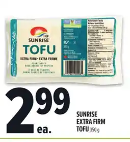Metro SUNRISE EXTRA FIRM TOFU offer