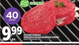 Metro LIFE SMART NATURALIA FRESH GRASS-FED LEAN GROUND BEEF BURGERS offer