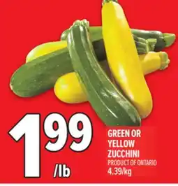 Metro GREEN OR YELLOW ZUCCHINI offer