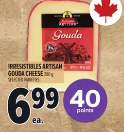 Metro IRRESISTIBLES ARTISAN GOUDA CHEESE offer
