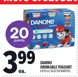 Metro DANINO DRINKABLE YOGOURT offer