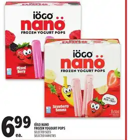 Metro IÖGO NANO FROZEN YOGOURT POPS offer
