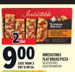 Metro IRRESISTIBLE FLAT BREAD PIZZA offer