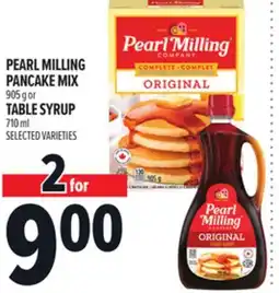 Metro PEARL MILLING PANCAKE MIX OR TABLE SYRUP offer