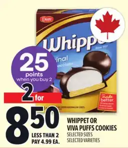 Metro WHIPPET OR VIVA PUFFS COOKIES offer