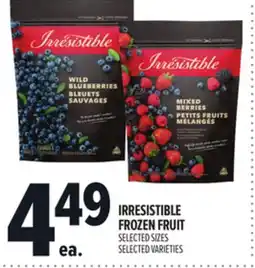 Metro IRRESISTIBLE FROZEN FRUIT offer