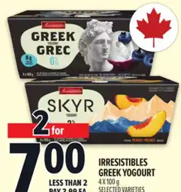 Metro IRRESISTIBLES GREEK YOGOURT offer