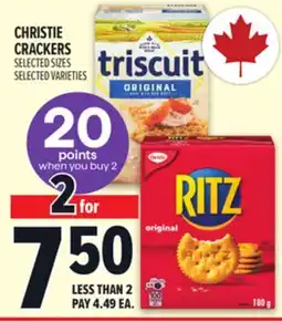 Metro CHRISTIE CRACKERS offer