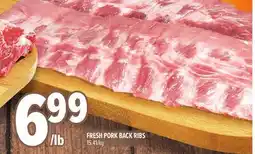 Metro FRESH PORK BACK RIBS offer