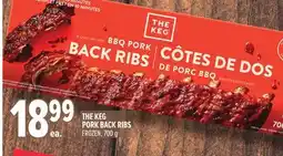 Metro THE KEG PORK BACK RIBS offer