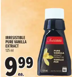 Metro IRRESISTIBLE PURE VANILLA EXTRACT offer