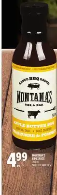Metro MONTANA'S BBQ SAUCE offer