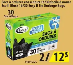 Sushi Shop Eco II Black 16/30 Easy II Tie Garbage Bags offer