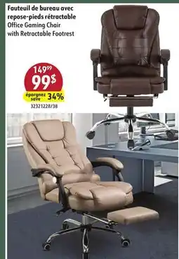 Sushi Shop Office Gaming Chair with Retractable Footrest offer