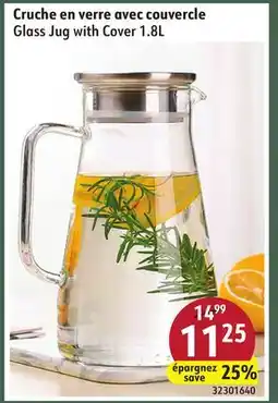 Sushi Shop Glass Jug with Cover 1.8L offer