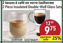 Sushi Shop 2 Piece Insulated Double-Wall Glass Sets offer