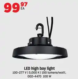 BMR LED high bay light offer