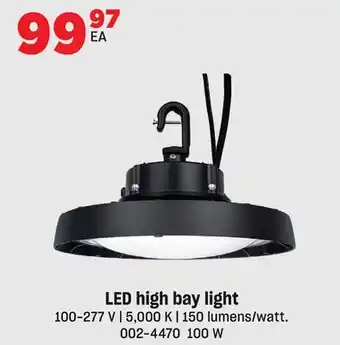BMR LED high bay light offer