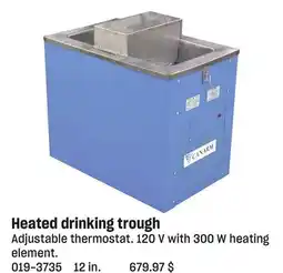 BMR Heated drinking trough offer
