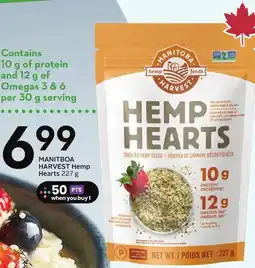 Sobeys MANITBOA HARVEST Hemp Hearts offer