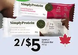 Sobeys SIMPLY Protein Bar offer
